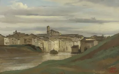 On The Banks Of The Tiber Rome