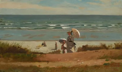 On The Beach At Marshfield