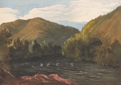 On The Buller River Near Lake Arthur Rotoiti