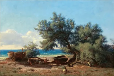 On The Coast In Italy