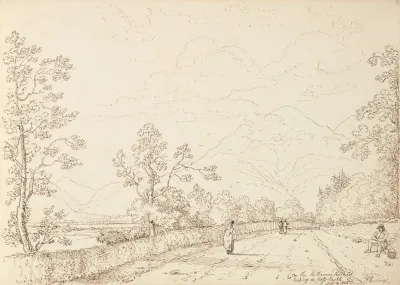 On The Killarney Road Leading To Ross Castle 4 September 1841