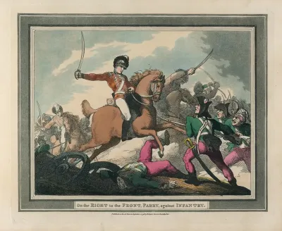 On The Right To The Front Parry Against Infantry