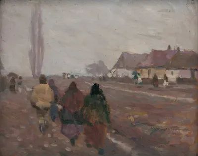 On The Road From The Michalovice Market