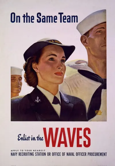 On The Same Team Enlist In The Waves