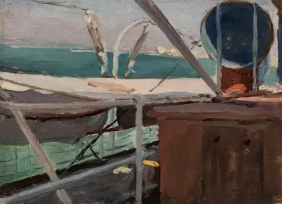 On The Ship Odessa Fliegende Hollender From The Journey To Palestine