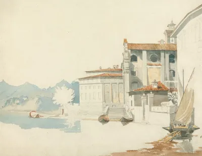 On The Shores Of An Italian Lake