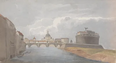 On The Tiber Castle Of St Angelo