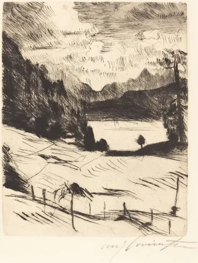 On The Walchen Sea Am Walchensee