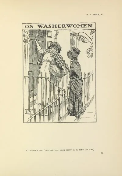 On Washerwomen The Essays Of Leigh Hunt