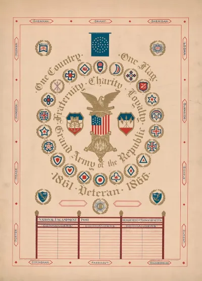 One Country One Flag Grand Army Of The Republic