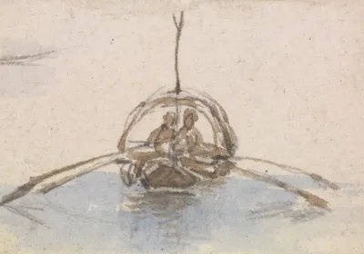 One Of A Group Of Three Studies Of Gondolas 3