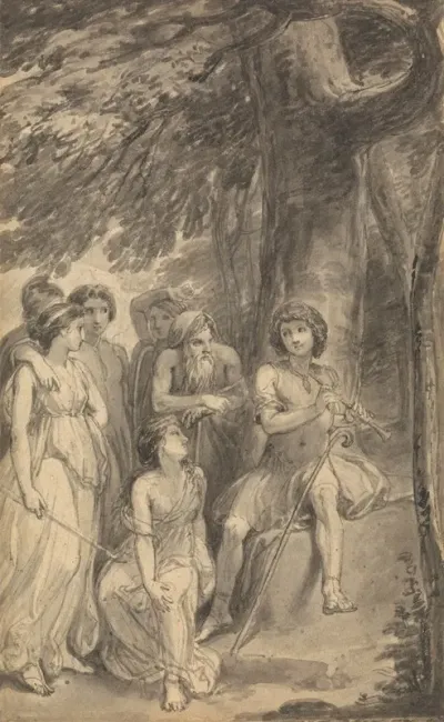 One Of Six Illustrations To Fenelons The Adventures Of Telemachus Son Of Ulysses 2