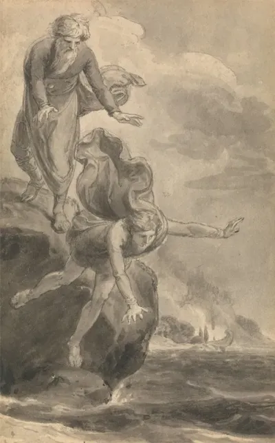 One Of Six Illustrations To Fenelons The Adventures Of Telemachus Son Of Ulysses 4