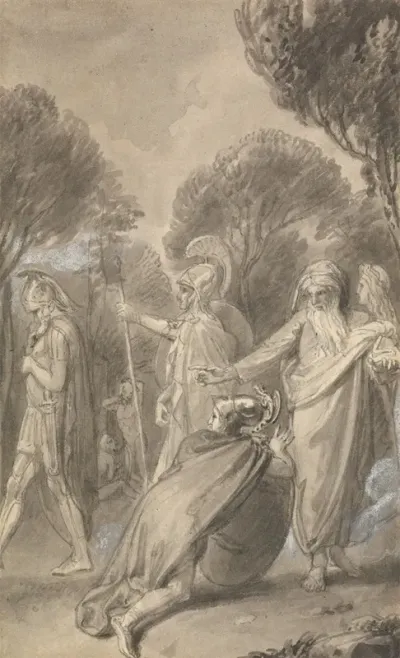 One Of Six Illustrations To Fenelons The Adventures Of Telemachus Son Of Ulysses 5