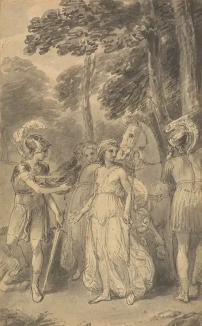 One Of Six Illustrations To Fenelons The Adventures Of Telemachus Son Of Ulysses