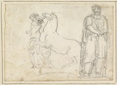 One Of The Dioscuri And A Barbarian Prisoner