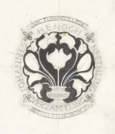 Ontwerp Voor Een Ex Libris Van Johannes Henoch Neethling