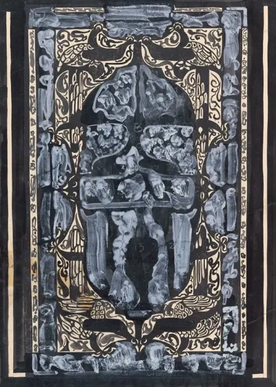 Ontwerp Voor Ex Libris Van De Vereeniging Hou En Trouw