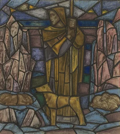 Ontwerp Voor Raam In Het Nederlands Paviljoen Op De Tentoonstelling Arts Decoratifs Te Parijs 1925 4