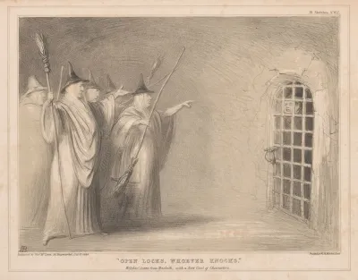 Open Locks Whoever Knocks Witches Scene From Macbeth With A New Cast Of Characters