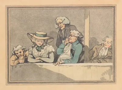 Opera Box With One Woman Four Men