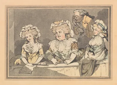 Opera Box With Three Women One Man