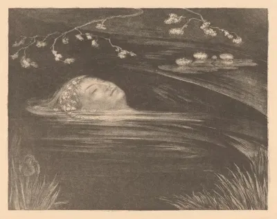 Ophelia Drijvend In Het Water