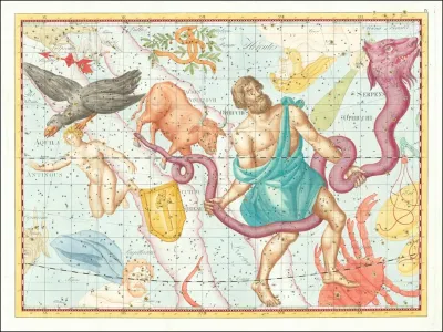 Ophiuchus Seu Serpentarius Coelum Stellatum