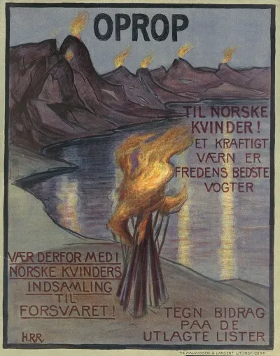 Oprop Til Norske Kvinder Et Kraftigt Vaern Er Fredens Bedste Vogter