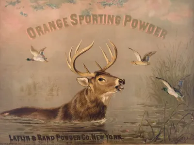 Orange Sporting Powder Laflin Rand Powder Co New York