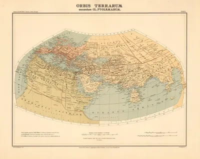 Orbis Terrarum Secundum Cl Ptolemaeum