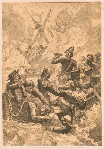 Orient The Naval Battle Of Abukir 1798 Die Seeschlacht Bei Abukir
