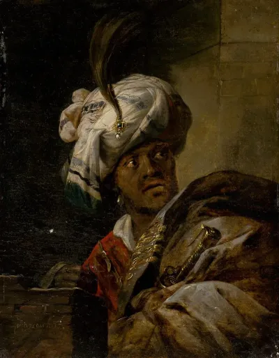 Oriental In A Turban