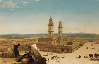 Oriental Landscape With Mosque