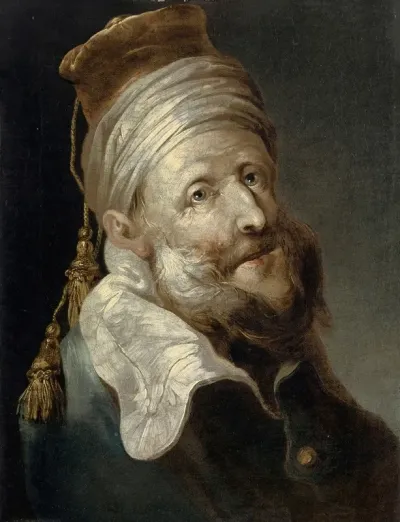 Oriental With Turban And Fez With Two Tassels