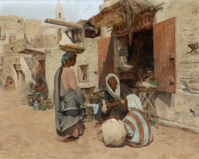Orientalische Strasenszene