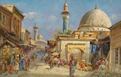 Orientalisches Strassenmotiv