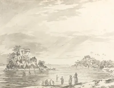 Original Drawings For Choix De Vues De Linde And Others Pl 15