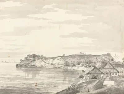 Original Drawings For Choix De Vues De Linde And Others Pl 17