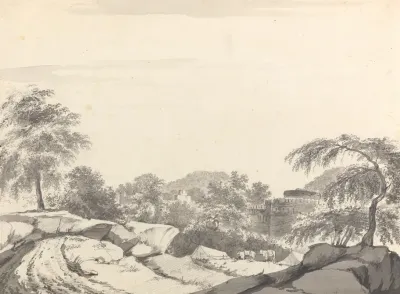 Original Drawings For Choix De Vues De Linde And Others Pl 24