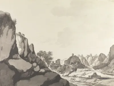 Original Drawings For Choix De Vues De Linde And Others Pl 31