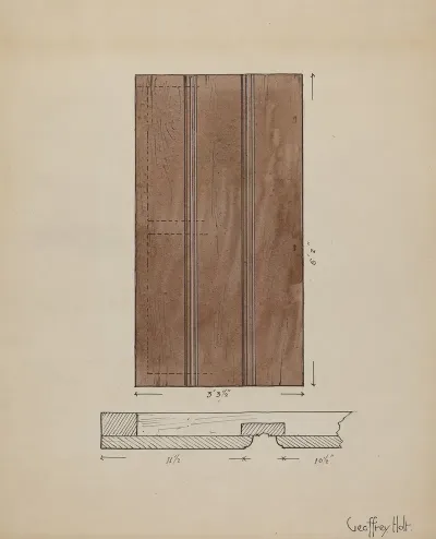 Original Inside Door To Sacristy