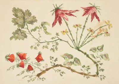 Ornament Chinoiserie Flowers