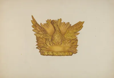 Ornamental Wood Carving Eagle