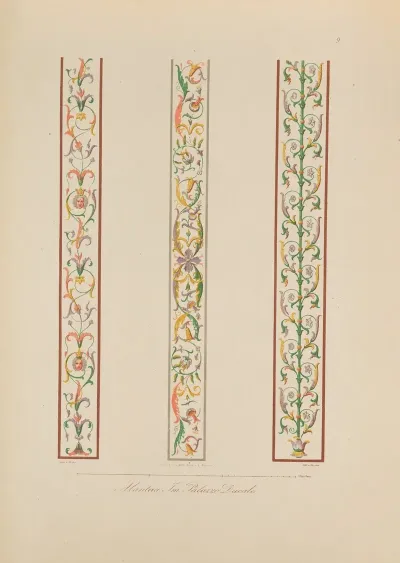 Ornamente Aller Klassischen Kunst Epochen Nach Den Originalien In Ihren Eigenthu%cc%88mlichen Farben Pl 009