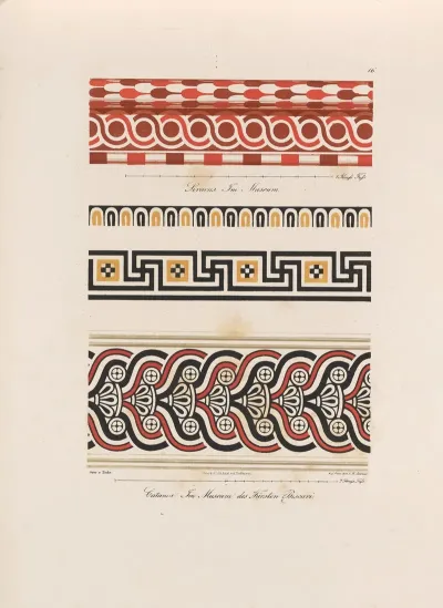 Ornamente Aller Klassischen Kunst Epochen Nach Den Originalien In Ihren Eigenthu%cc%88mlichen Farben Pl 016
