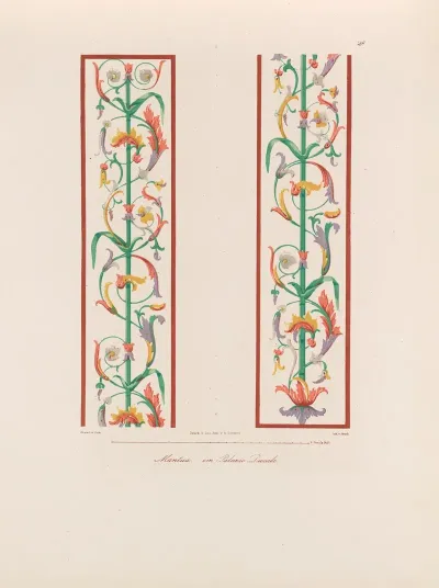 Ornamente Aller Klassischen Kunst Epochen Nach Den Originalien In Ihren Eigenthu%cc%88mlichen Farben Pl 028