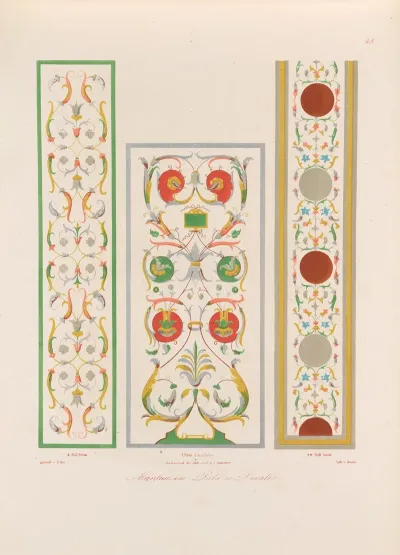 Ornamente Aller Klassischen Kunst Epochen Nach Den Originalien In Ihren Eigenthu%cc%88mlichen Farben Pl 045