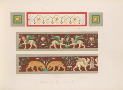 Ornamente Aller Klassischen Kunst Epochen Nach Den Originalien In Ihren Eigenthu%cc%88mlichen Farben Pl 050