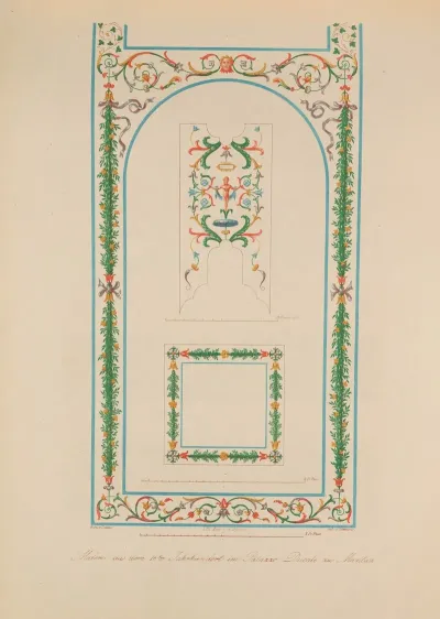Ornamente Aller Klassischen Kunst Epochen Nach Den Originalien In Ihren Eigenthu%cc%88mlichen Farben Pl 065